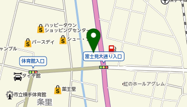 auショップ横手中央の地図画像