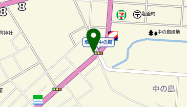 auショップ塩釜の地図画像