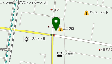 PiPit トヨタカローラ福島株式会社 福島店の地図画像