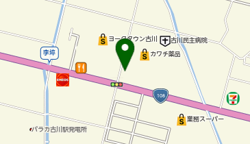 auショップ古川東の地図画像