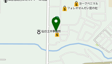 auショップ東仙台フォレオの地図画像