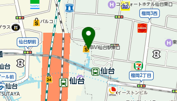 auショップBiVi仙台駅東口の地図画像