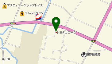 PiPit トヨタカローラ岩手株式会社 遠野店の地図画像