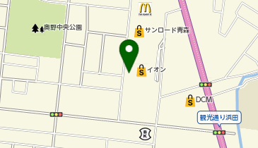 UQスポットサンロード青森の地図画像