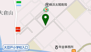 オリックスカーシェア 大倉山久藤の地図画像