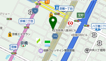 オリックスカーシェア 東京都宝町の地図画像