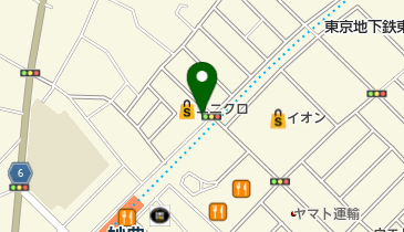 オリックスカーシェア 妙典駅前の地図画像