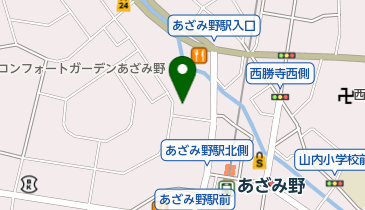 オリックスカーシェア あざみ野駅前の地図画像