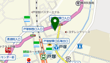 オリックスカーシェア 戸塚駅東口 横浜市戸塚区 オリックスカーシェア 244 0817 の地図 アクセス 地点情報 Navitime