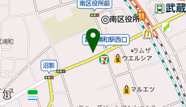 オリックスカーシェア 武蔵浦和駅西口の地図画像