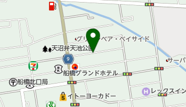 オリックスカーシェア 船橋駅北口本町6丁目の地図画像