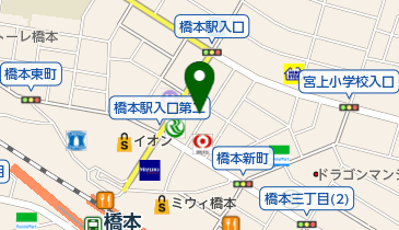 オリックスカーシェア 橋本駅北口の地図画像