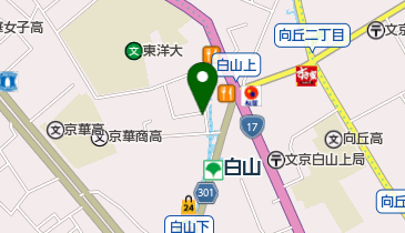 オリックスカーシェア 白山駅前の地図画像