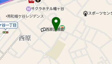 オリックスカーシェア 幡ヶ谷駅南口の地図画像
