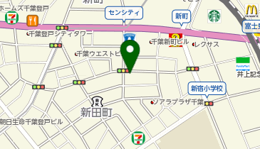 オリックスカーシェア 京成千葉駅東口の地図画像