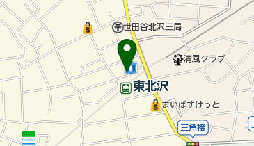 オリックスカーシェア 東北沢駅前の地図画像