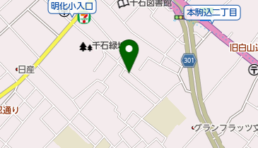 オリックスカーシェア 文京区千石1丁目の地図画像