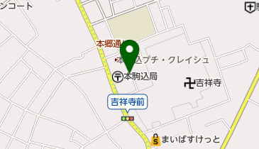 オリックスカーシェア 本駒込3丁目Bの地図画像