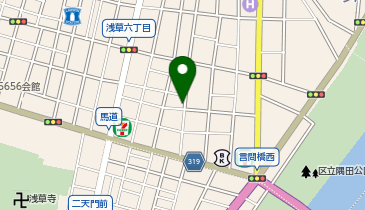 オリックスカーシェア 浅草6丁目Aの地図画像