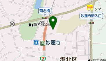 オリックスカーシェア 菊名2丁目の地図画像