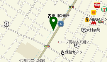 オリックスカーシェア 南八幡5丁目の地図画像