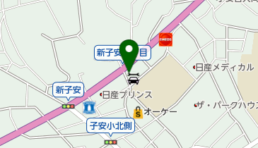 オリックスカーシェア 新子安1丁目の地図画像