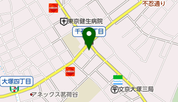 オリックスカーシェア 文京区大塚3丁目の地図画像