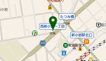 オリックスカーシェア 西新小岩4丁目の地図画像