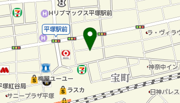 オリックスカーシェア 平塚駅北口の地図画像