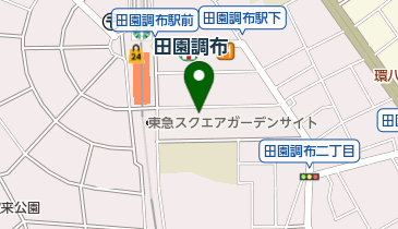 オリックスカーシェア 田園調布駅東口の地図画像