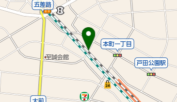 オリックスカーシェア 戸田市本町2丁目の地図画像