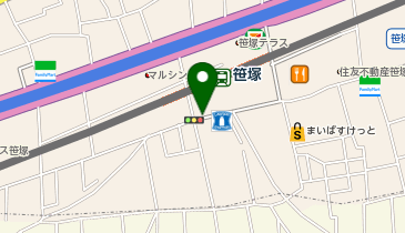 オリックスカーシェア 笹塚駅南口の地図画像