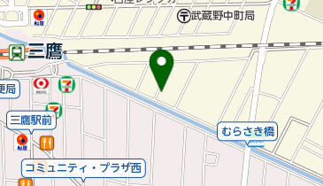 オリックスカーシェア 武蔵野市御殿山2丁目の地図画像