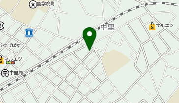 オリックスカーシェア 北区中里1丁目の地図画像