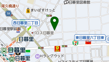 オリックスカーシェア 東日暮里6丁目の地図画像
