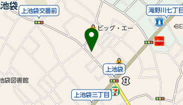 オリックスカーシェア 上池袋4丁目Bの地図画像