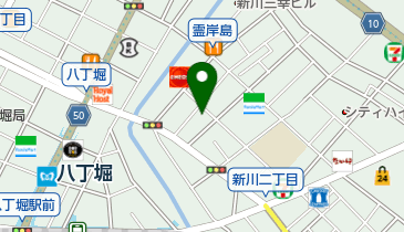 オリックスカーシェア 新川2丁目Cの地図画像