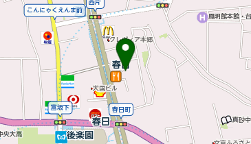 オリックスカーシェア 春日駅前本郷4丁目の地図画像