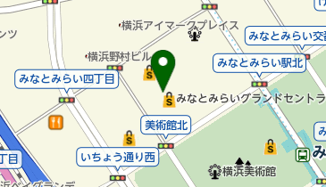 オリックスカーシェア みなとみらいセントラルタワー(No.22)の地図画像