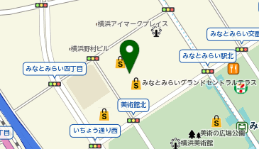オリックスカーシェア みなとみらいセントラルタワー(No.15)の地図画像
