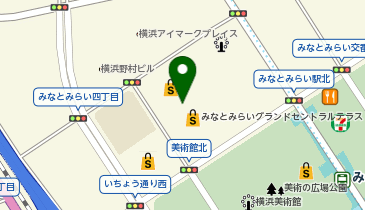 オリックスカーシェア みなとみらいセントラルタワー(No.20)の地図画像
