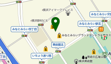 オリックスカーシェア みなとみらいセントラルタワー(No.21)の地図画像