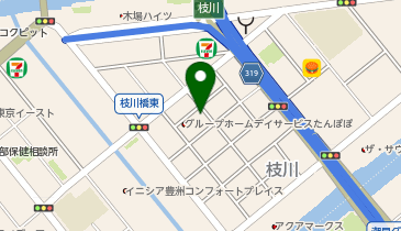 オリックスカーシェア 枝川2丁目の地図画像