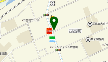 オリックスカーシェア 市ヶ谷日本テレビ通りの地図画像