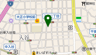 オリックスカーシェア 台東区入谷2丁目の地図画像