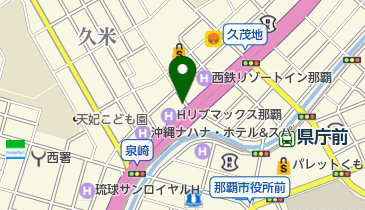 オリックスカーシェア 【閉鎖済】那覇市久米の地図画像