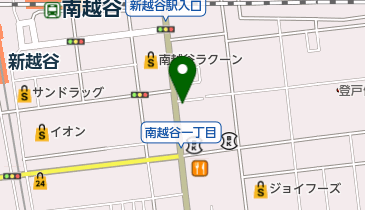 オリックスカーシェア 南越谷1丁目の地図画像