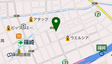 オリックスカーシェア 篠崎駅東の地図画像