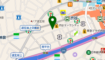 オリックスカーシェア 渋谷マークシティの地図画像