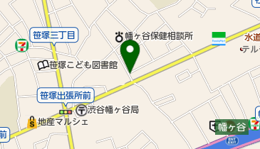 オリックスカーシェア 幡ヶ谷3丁目Bの地図画像